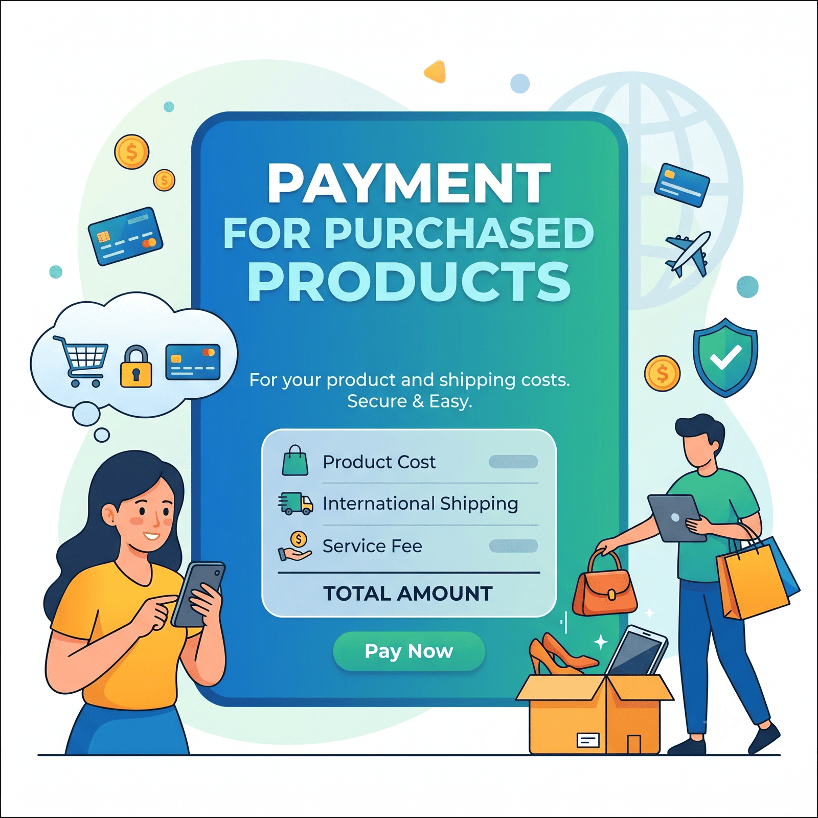 payment for purchased products